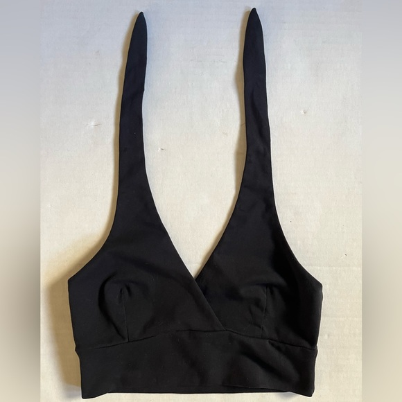 Patagonia Rhythm halter bra black size XS organic cotton + spandex - Picture 3 of 6